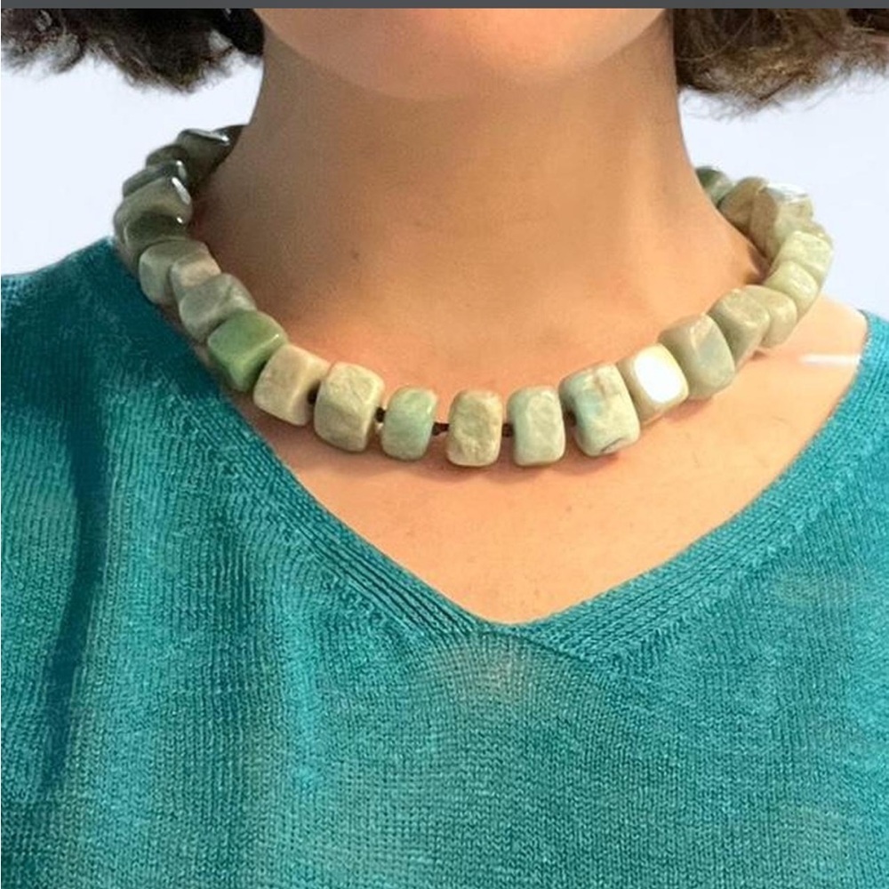 100% Amazonite Necklace - Picture 4 of 5